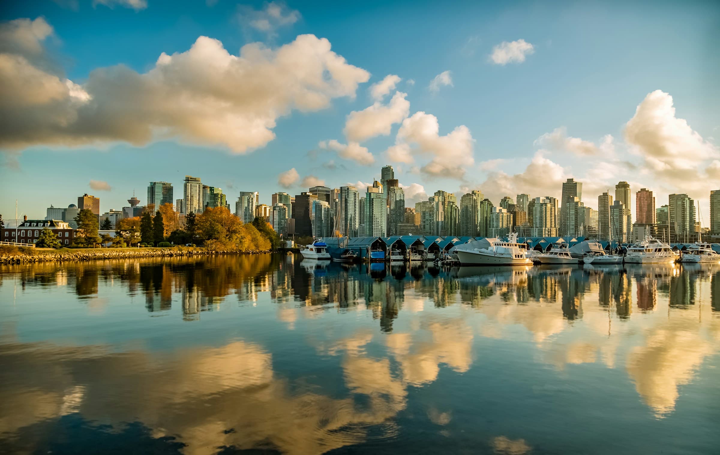 Vancouver at twilight